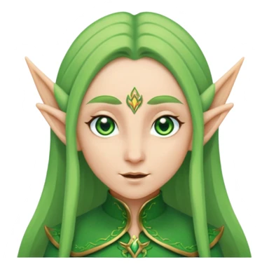 crea un avatar come personaggio elfo sticker