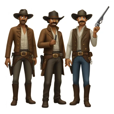 Film: três Homens em Conflito sticker