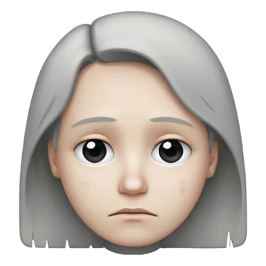 Make this emoji: 😔 but make it look like Microsoft  sticker