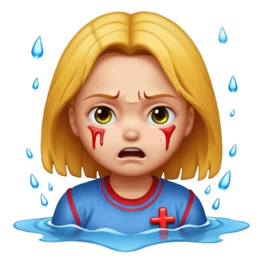 Girl name chucky crying and flooding the place, her name must be written  sticker