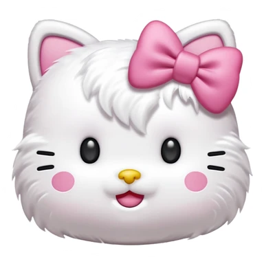 Hello kitty smiling  sticker