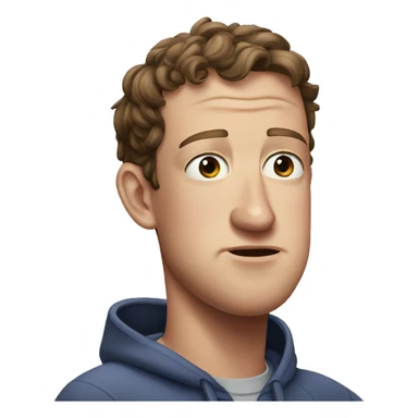 mark zuckerberg sad sticker