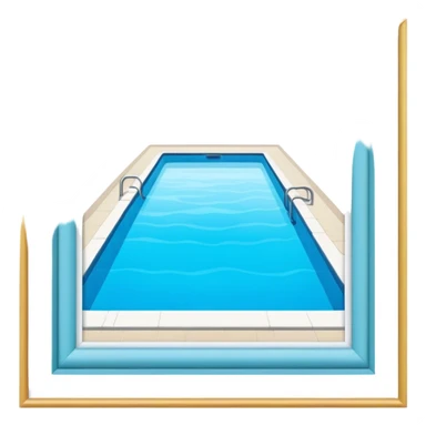 Una piscina sticker