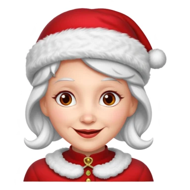 Mrs. Claus sticker