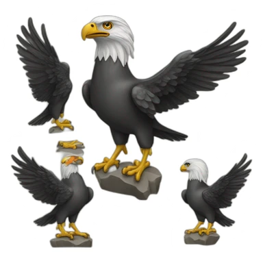 Albanischer Adler sticker