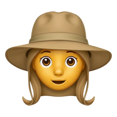 safari hat sticker