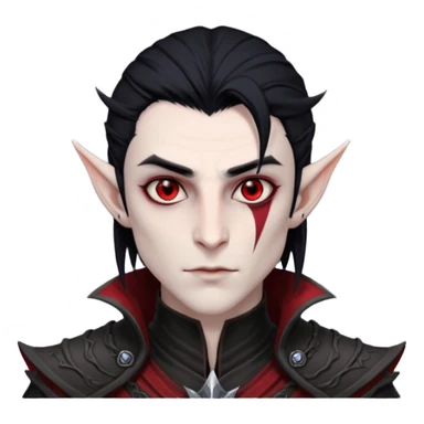 ESO male dark elf sticker