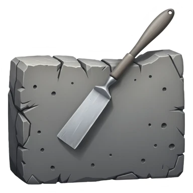 A primitive stone scraper with rough cutting surface.






 sticker