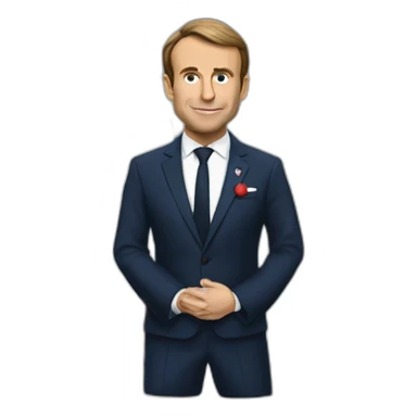 Macron doit d'honneur sticker