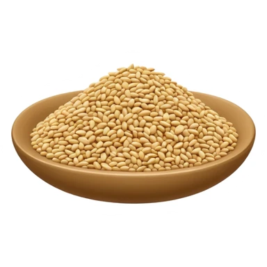 a bunch of sesame seeds sticker