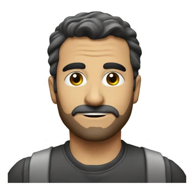 üzgün olan ama aslında mutlu gözüken emoji sticker