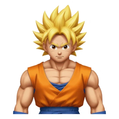 Goku and super Saiyan sticker