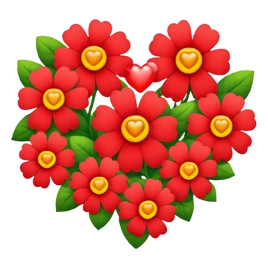 Hearts of Flowers sticker