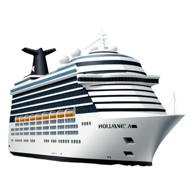 holland america cruise ship in rotterdam sticker