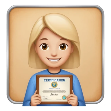 Certification tiktok sticker