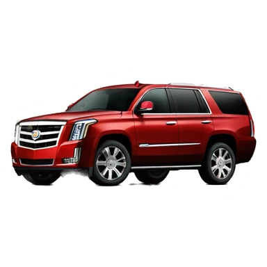 camouflage style red white and black, Cadillac Escalade sticker