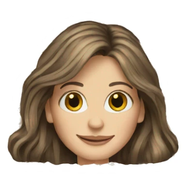 julia roberts with long hair sticker