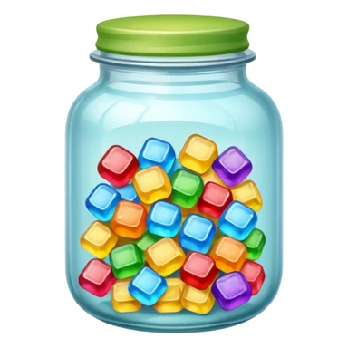 Jar full of sour sugar sticker