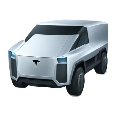 Une tesla cyber truck sticker