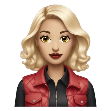 blonde girl with a dior bag and a sephora bag sticker