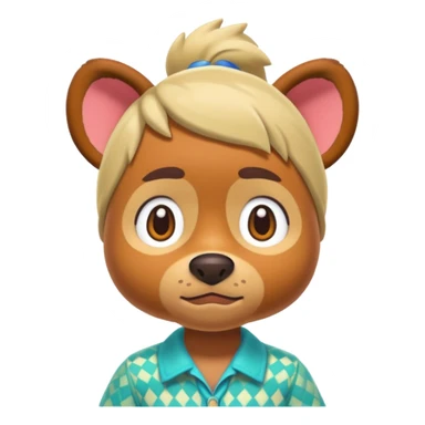 Animal crossing character sticker