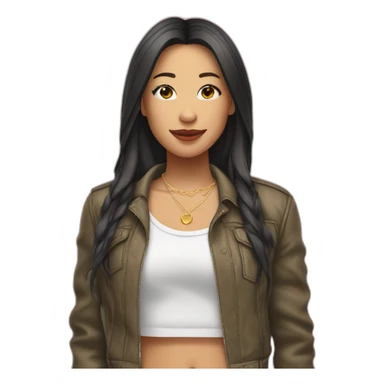 Aya Nakamura en tenue R&B sticker