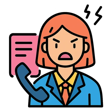 angry business secretary sticker