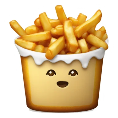 Poutine qui mange une poutine  sticker