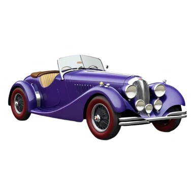 A very fast racing 1934 jaguar roadster rustic lowered low rider old antique rat hot rodded blueberry and cherry pearl mod  sticker