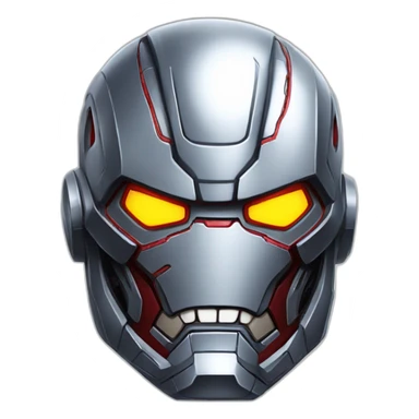 Angry ultron holding sticker