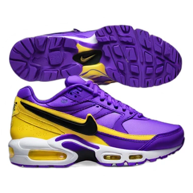 Nike air max BW TN Violet Black Yellow llow  sticker