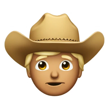 donald trump with cowboy hat sticker