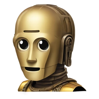 C3P0 Cardboard car sticker