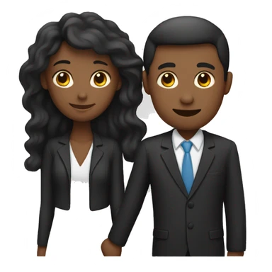 Un couple mixte ou l’homme est noir  sticker