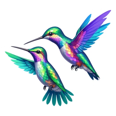 HUMMINGBIRDS sticker