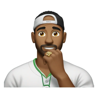 Aaron Rodger’s wearing 5 rings sticker