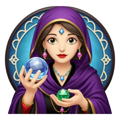 fortune teller sticker