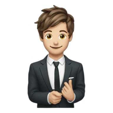 Louis Tomlinson doigts d'honneur sticker