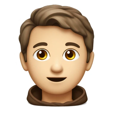 Lächelnder kleiner Junge mit schokoverschmiertem Mund sticker