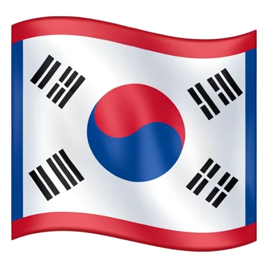 Flag of south korea sticker