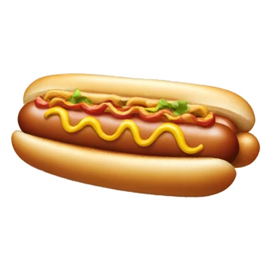 Hotdog at the beach  sticker
