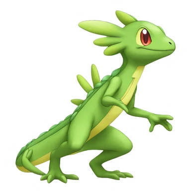  Treecko-Sceptile-Celebi-Fakemon full body sticker