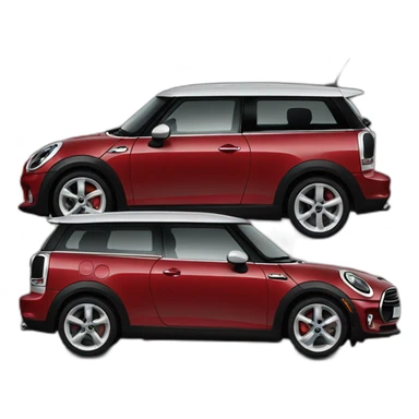 Mini Clubman red sticker