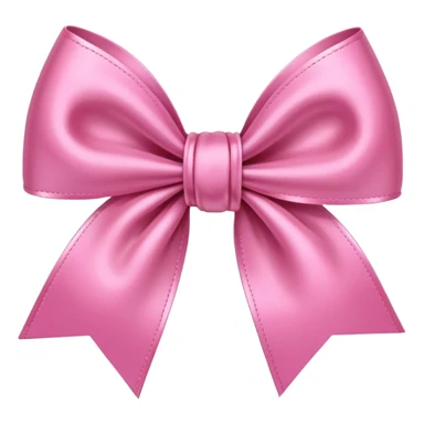 pink ribbon bow sticker