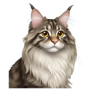Maine coon cat cute sticker