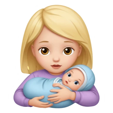 newborn baby girl sticker