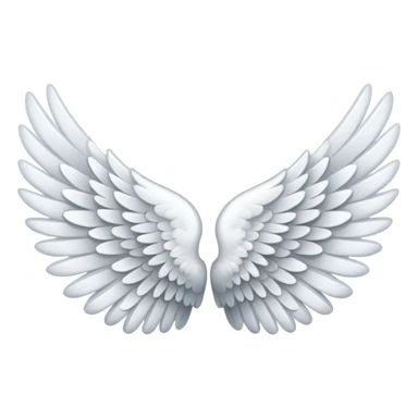 make this emoji face the opposite direction 🪽 sticker