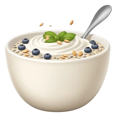 Greek Yogurt with Oats and Chia Seeds sticker