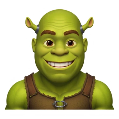 Полуголый шрек  sticker