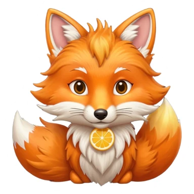 fox holding a sun ☀️🦊 sticker